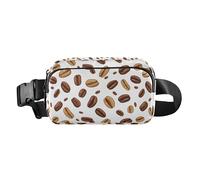 Cartoon Coco Beans Fanny Pack for Women Men, Bumbag Crossbody Waist Packs with Adjustable Strap Belt Bag for Travel Workout Hiking