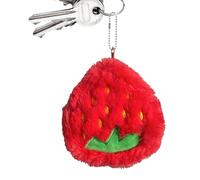 Cartoon Coin Purse - Plush Fruit Shape Small Wallet, Soft Keychain Bag Pendant, Lightweight Durable Material, Cute Fashionable Design, Compact Carry Accessory | Coin Card Headset Organizer for Kids