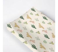 Cartoon Colorful Western Cactus Pattern Baby Changing Pad Cover, Unisex Cactus Nursery Diaper Changing Table Pad Mat Sheet for Boys Girls-16x32