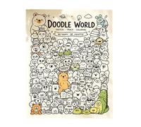 Cartoon Coloring Book | Creative Doodle Designs | Simple Tracing Practice