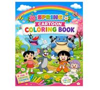 Cartoon Coloring Book for Kids - Fun & Creative Learning: Bring cartoons to life with your colors
