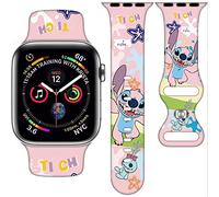 Cartoon Compatible Apple Watch 38mm/40mm/41mm/42mm/44mm/45mm/46mm, Cute Replacement Bands for Apple Watch Series 10 9 8 7 6 5 4 3 SE2, Silicone iWatch Band for Women Men