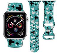Cartoon Compatible With Apple Watch 38mm/40mm/41mm/42mm/44mm/45mm, Cute Replacement for SE2 Series 9 8 7 6 5 4 3, Silicone iWatch Band for Women Men
