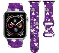 Cartoon Compatible With Apple Watch 38mm/40mm/41mm/42mm/44mm/45mm, Cute Replacement for SE2 Series 9 8 7 6 5 4 3, Silicone iWatch Band for Women Men