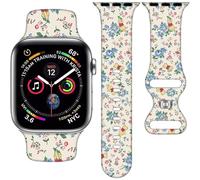 Cartoon Band Compatible with Apple Watch 38mm/40mm/41mm/42mm/44mm/45mm/46mm, Cute Bands Replacement for Apple Watch Series 10 9 8 7 6 5 4 3 SE2, Silicone iWatch Band for Women Men