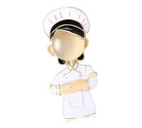 Cartoon Cook Brooch Corsage Pin for Most Ages to Express Personality or Give As Unique Present Simple Badge Pin