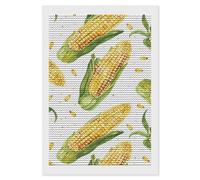 Cartoon Corn on The Cob Diamond Art Kits for Adults 8"x12" DIY Diamond Painting Kit for Beginners Gem Art Painting with Round Full Drill Diamonds DIY Paint Paintings for Home Wall Decor Gift