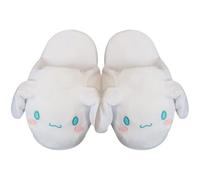 Cartoon Cotton Slippers with Moving Ear, Cute Rabbit Slippers Autumn and Winter Indoor Outdoor Warm Women's Cotton Shoes (White, Big Kid, Men, 6.5, Numeric Range, UK Footwear Size System, 8, Medium)