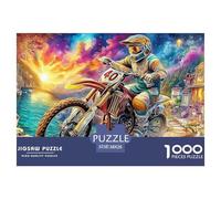 Cartoon Couple Kissing on Motorcycle with Hearts_1Formidable 1000-Piece Jigsaw Puzzles for Adults An Odyssey of Impossible, Hard, And Difficult Challenging Puzzle Educational Games - The Ultimate Gif
