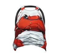 Cartoon Crab Baby Car Seat Canopy Cover, Multi Use Breathable Nursing Breastfeeding Covers for Mom Soft Stroller Sun Shade Newborn Shower Gift