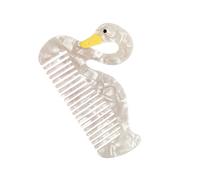 Cartoon Creature Shaped Hair Comb with Smooth Acetate Teeth for Daily Styling Men Women Kids Gentle Styling Tool for All Hair Types