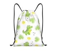 Cartoon Crocodiles Drawstring Bag String Backpack Portable Lightweight Gym Bag Für Beach Outdoor Shopping 36X42Cm