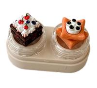 Cartoon Cupcake Lenses Kits with Wearing Tools Drawer Lens Holder for Busy Lifestyles and Fast Lens Changes Box