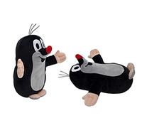 Cartoon Cushion Cover Lumbar Cushion Throw Pillow Case Original The Little Mole 25 cm Black for Children Boys Girls Babies