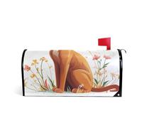Cartoon Cute Abyssinian Cats Decorative mailbox covers magnetic for halloween cute memorial day mailbox covers magnetic standard size cover para buzon