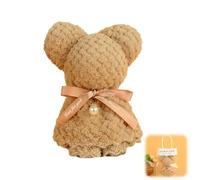 Cartoon Cute Bear Towel Square Towel Holiday Birthday Wedding Valentine's Household Day Souvenir Washcloth Gift 30x30cm towels souvenirs gift gifts folded valentine's soft folded bears bears m