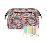 Cartoon Cute Brown Otter Makeup Bags Lightweight Cosmetic Bags For Women Women Cash Wallet for Makeup Organizer, Cartoon cute brown otter, One Size