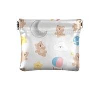 Cartoon Cute Brown Teddy Bear Fashion Women's Leather Coin Purse Wallet Waterproof Mini Coin Purse Pouches for Women monedero Pequeno para Mujer