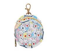 Cartoon Cute Bunny Poker Newborned Boy Travel Pacifier Holder Portable Wristlet Wallet, Everything Storage pouching