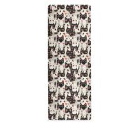 Cartoon Cute Cats yoga mat with carrying bag for men printed, non slip, towel for yoga mat with carrying bag tapete para ejercicio 71x26 inches