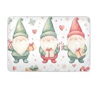 Cartoon Cute Christmas Dwarfs Extra Large Resuable Diaper Mats Waterproof Washable Crib Pee Mattress Pad Portable Travel Mattress for Toddler Kids , 52" L x 34" W