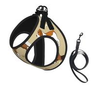 Cartoon Cute Clever Beagle Pet Animal,Pet Harness,Adjustable Reflective Dog Harness,Pet Leash Vest,S