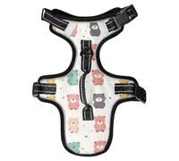 Cartoon Cute Colorful Beers Reflective Vests for Large Dogs for Great dane Hiking Vest for Dogs Large chalecos para Perros Medium