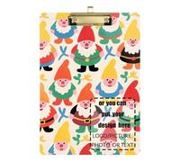 Cartoon Cute Colorful Dwarves Customize Cool clipboards Acrylic Cute for Clip Board Teacher Size 9 x 12