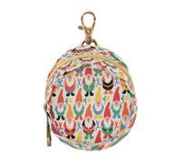 Cartoon Cute Colorful Dwarves Infants Baby Pacifier Holder Case with Zipper and Clip Cash Coin Purse, Newborned Essentials Clip para chupete de