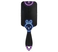 Cartoon Cute Colorful Neon Fluorescent Rabbit anti static brush for blow drying Designed scalp massager for thin hair with Ergonomic handle cepillo para definir rizos