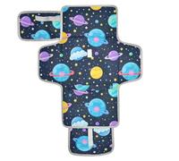 Cartoon Cute Colorful Planet Reusable Diaper Changing pad with Tissue Pocket Travel Changing pad for Baby Infant Travel Station Kit cambiadores de pa?ales para Bebes