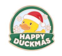 Cartoon Cute Duck Christmas Brooch Pin for Women Novelty Creative Enamel Badge Santa Hat Snowflakes Animal Happy Duckmas Lapel Pins Funny Brooches Jacket Bags Clothes Backpacks Accessories Jewelry
