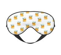Cartoon Cute Duck Diving Goggles Sleep Mask, Eye Masks for Sleep Double-Sided, Sleep Masks for Women Men, Blackout Eye Covers for Sleeping, Travel
