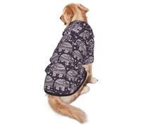 Cartoon Cute Elephant Print Dog Hoodie For Medium To Large Dogs, Warm, Soft, Breathable Sweatshirt, Easy To Wear Jumper For Winter And Fall, Pet Coat Pullover