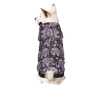 Cartoon Cute Elephant Print Dog Hoodie For Small Dogs, Warm, Soft, And Breathable Sweatshirt, Easy To Wear Jumper, Pet Winter Weather Coat Pullover