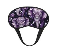 Cartoon Cute Elephant Sleep Eye Mask for Women Men Soft and Comfortable Sleep Mask Blackout Sleeping Eye Cover for Travel Yoga Nap Shift Work