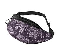Cartoon Cute Elephant Sport Waist Bag Travel Bumbags with Zipper and Earphone Hole, Running Fanny Pack Waist Pack with Adjustable Belt for Men Women