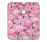 Cartoon Cute Flamingos Pink Hair dye Cape with Adjustable Snap Closure, Waterproof Cape for Hair dye capa para Corte de Cabello 65" x 55"