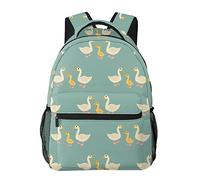 Cartoon Cute Goose Family Kids Backpacks Large-Capacity School Bags 16 Inch Portable Laptop Bookbag Casual Backpack For 1th- 6th Grade Boys And Girls