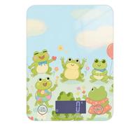 Cartoon Cute Green Frog bariatric mini Food Scale 11lb/0.18oz, 5kg/5g Accurate Kitchen Scale in Grams with 4 Unit for Weight Loss Espresso Baking bascula Digital de peso para comida