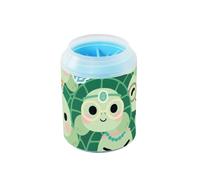 Cartoon Cute Green Turtle Reusable Pet Foot Paws Washer Soft Silicone Bristles Feet Grooming Supplies Suitable for Small, Medium, Large Breed Dogs