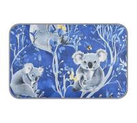 Cartoon Cute Grey Koala Summer Cooling mat for Dog Self Cooling mat for Outdoor Cats for Rabbits Outdoor cat Waterproof tapete refrescante para mascotas M