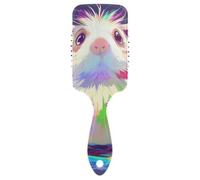 Cartoon Cute Hamster Art Painting gentle brushes for black women Designed scalp massage for short hair with Ergonomic handle cepillos para cabello