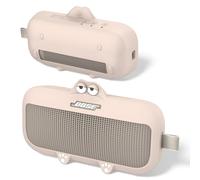 Cartoon Cute Kawaii Silicone Cover for Bose SoundLink Speaker,Anti-Scratch Shockproof Protective Cover Compatible with Bose SoundLink Flex Portable Bluetooth Speaker (2nd Gen) (Gray)