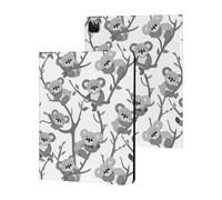 Cartoon Cute Koala Bear Case Compatible for iPad Pro 2020/2021/2022 (12.9in) Tablet Cases Stand Protective Cover with Sleep/Wake