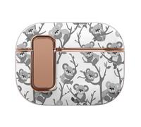 Cartoon Cute Koala Bear Headphone Case Compatible with Airpod Pro 2 Protective Cover Cute Hard Case