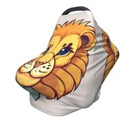 Cartoon cute little lion Versatile full-print Stroller Chair Cover/Nursing Cover, specially designed for your baby