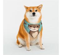 Cartoon Cute Otter Dog Bandanas Small Adjustable Dog Scarf Triangle Bibs Double Reversible Kerchief Scarf Washable Daily Handkerchief for Medium Large Dog Puppy Cat Gift