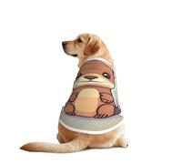 Cartoon Cute Otter Print Dog Shirts for Pet, Soft Breathable Vest Lightweight Stretchy Pet T-Shirt for Medium Dog