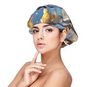 Cartoon Cute Penguin Satin Bonnet Silk Bonnet, Hair Bonnet For Sleeping, Soft Double Layer Silk Sleeping Cap Hair Wrap For Women Natural Curly Braided Long Hair